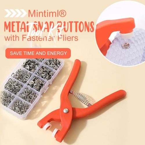 Lifehax™ Metal Snap Buttons with Fastener